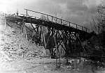 Stavba mostu přes Zdobnici „Na Zbrani“ 1905